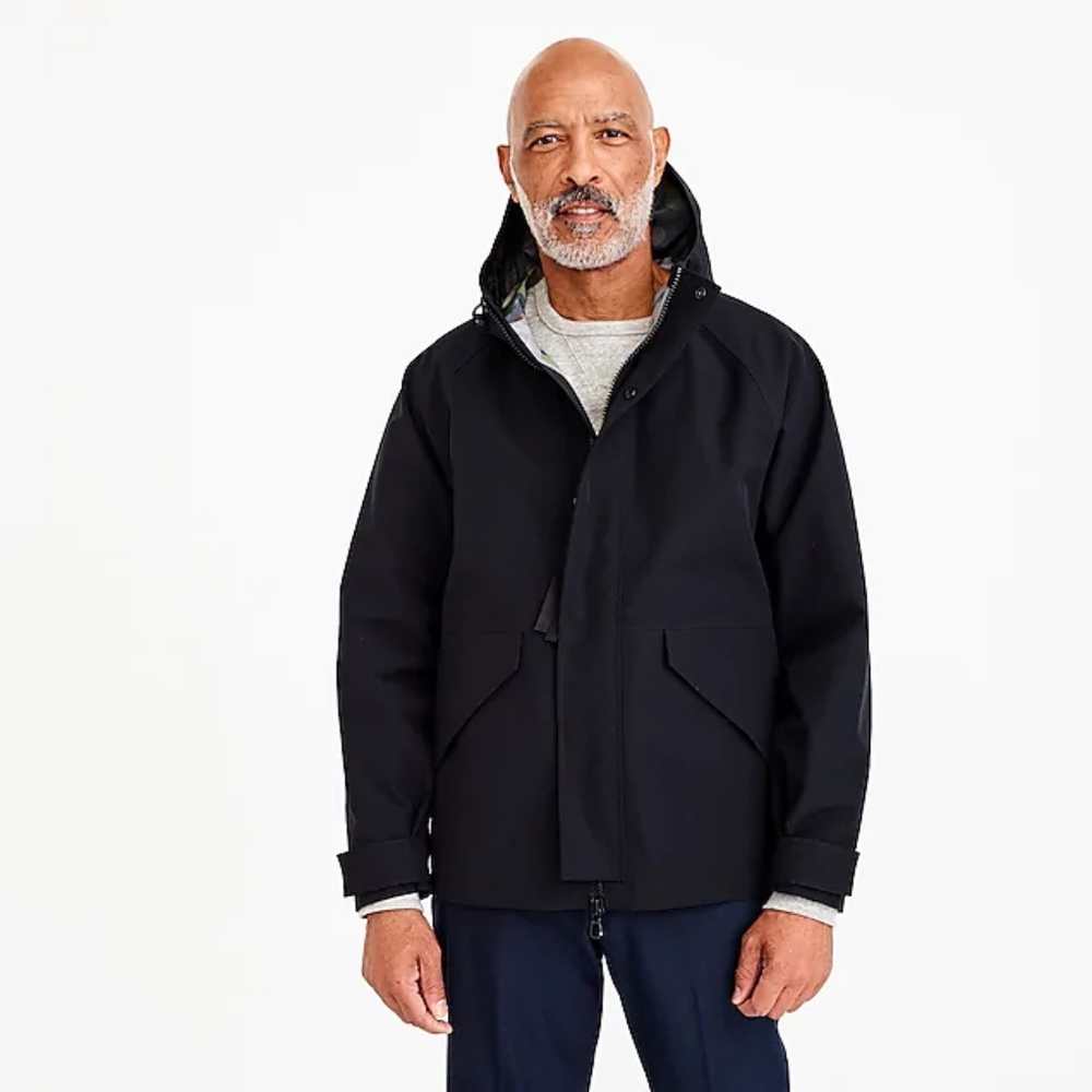 J. Crew CAMO waterproof jacket